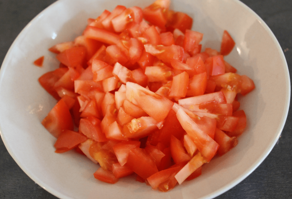 Kyllingboller i karri - tomater